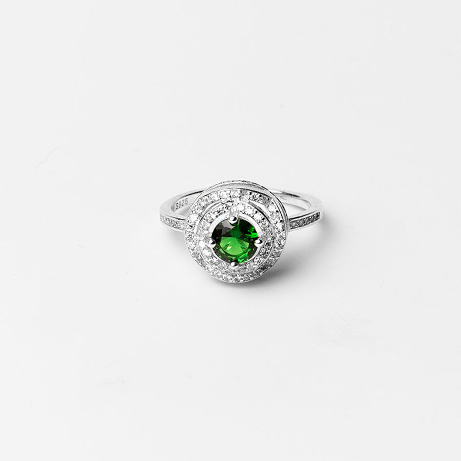 Anillo Elegancia Verde
